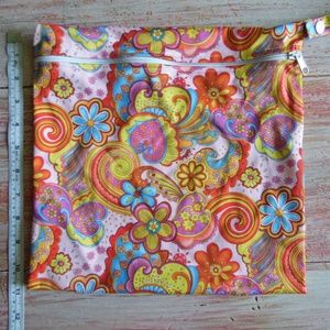 🍍Abstract Floral & Heart Psychedelic Print Bag